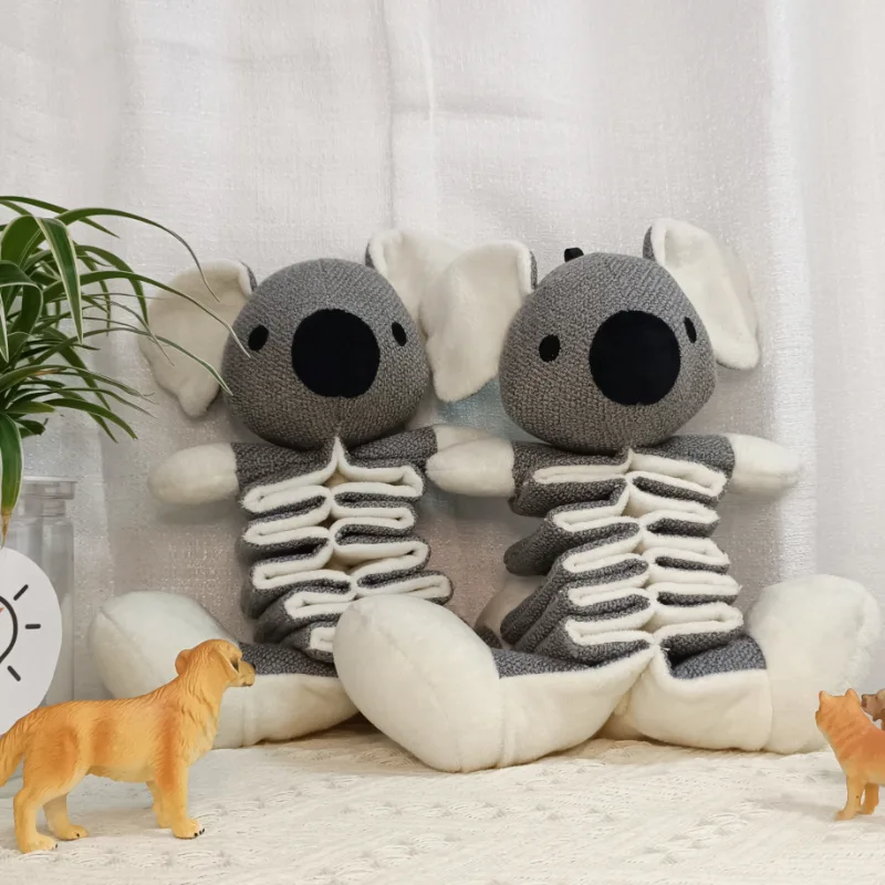 Juguete de peluche arrugado para perros1