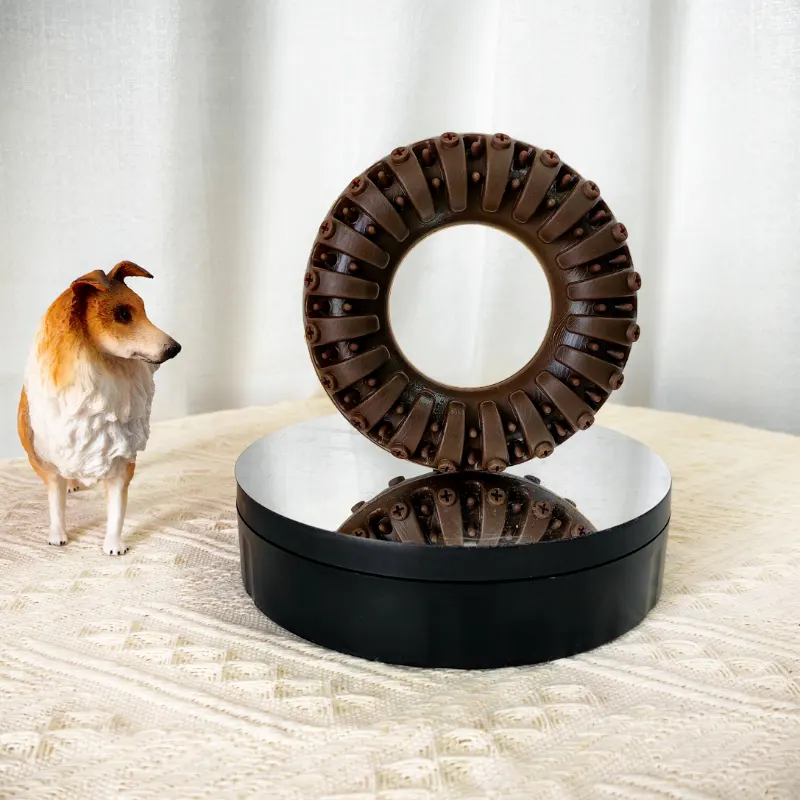 Juguetes para perros con anillo para masticar seguros